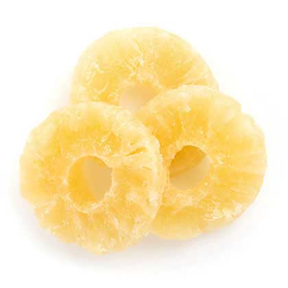 dried pineapple rings
