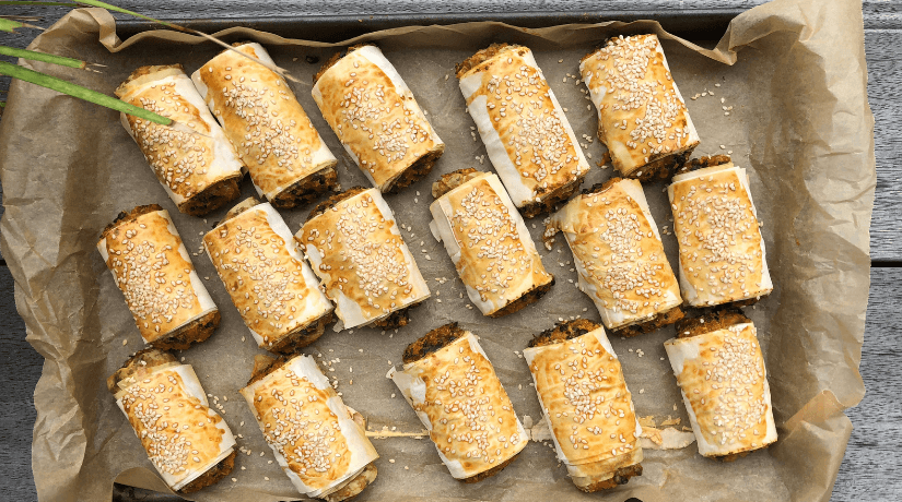 Sweet Potato Sausage Rolls