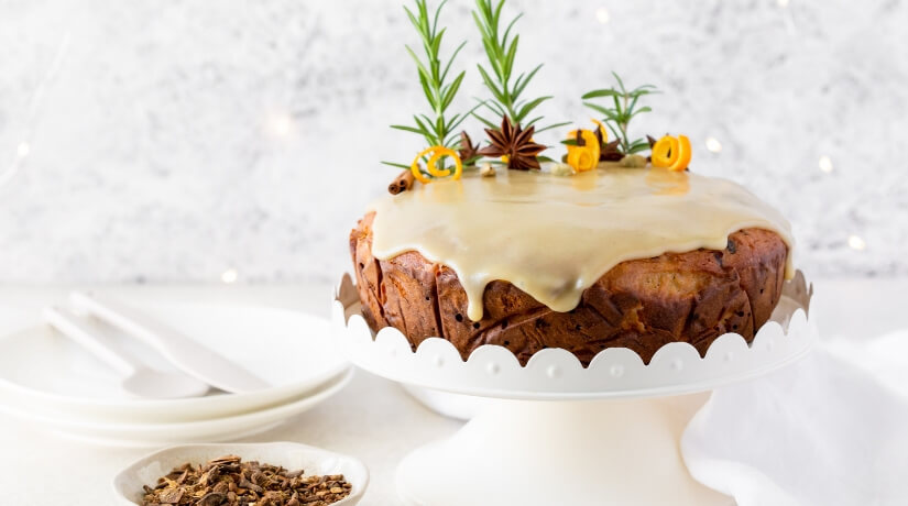 Chai Spiced Gluten Free Christmas Cakes