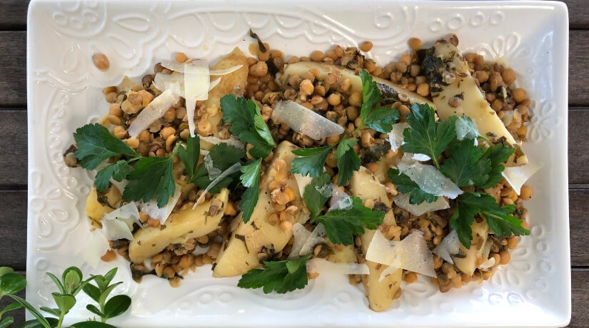 Lentil, Potato & Chickpea Stew