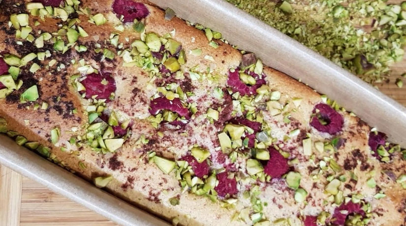 Polenta Cake with Berries