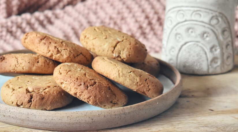 Vegan Ginger Nut Biscuits