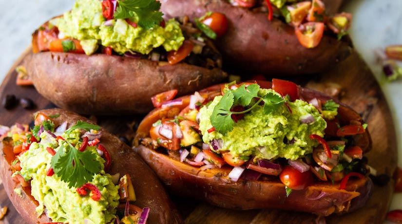 Mexican Stuffed Sweet Potatoes Recipe
