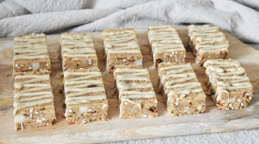 White Chocolate Macadamia Energy Bars