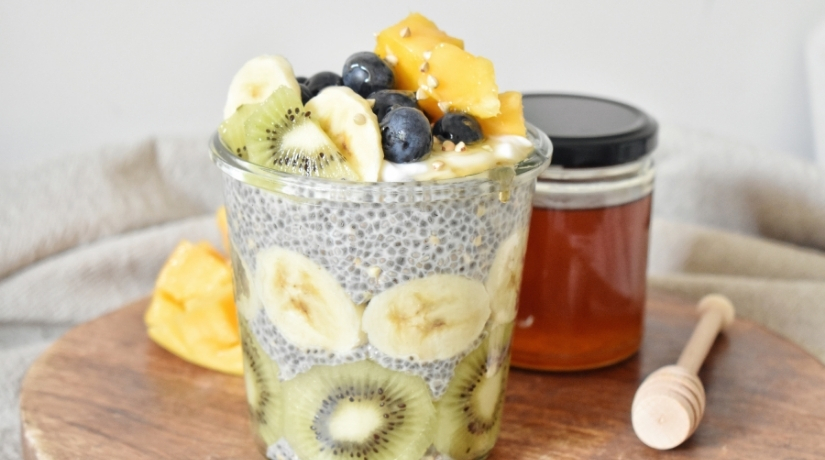 Summer Chia & Buckwheat Pudding