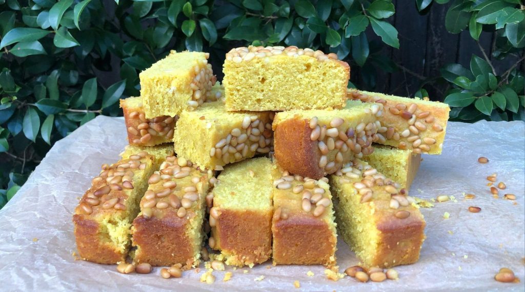 Sfouf Turmeric Cake