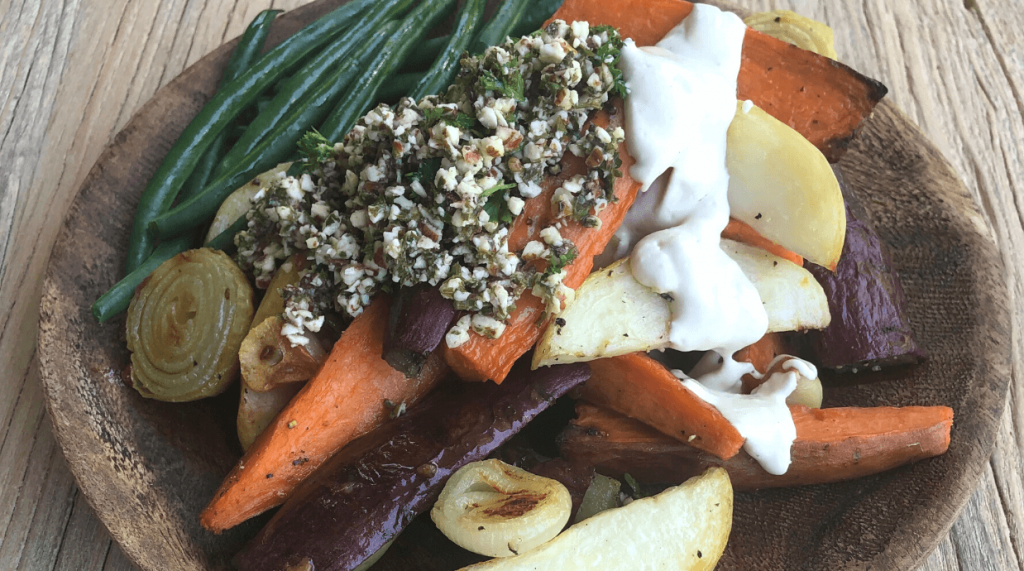Hazelnut Tabouli + Tahini