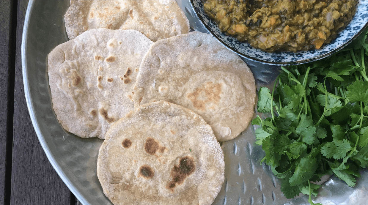 Chapatis and Dhal