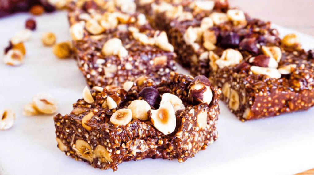 Hazelnut Crunch Slice